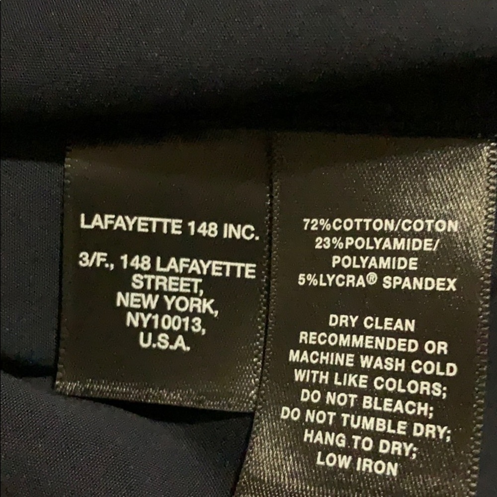 Lafayette 148 “New York”- Navy blouse - Picture 5 of 5
